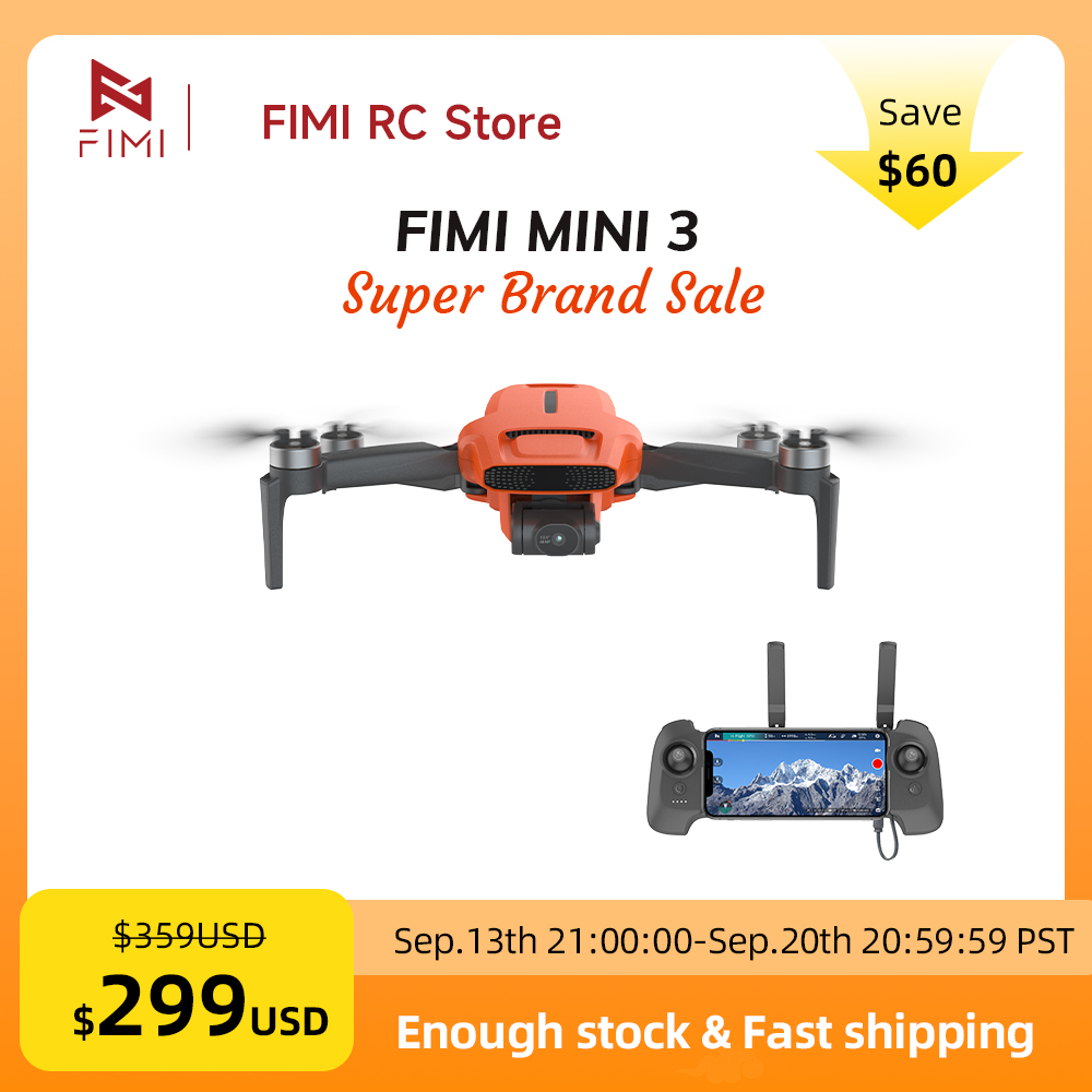 Drone Rc Gps - FIMI MINI 3 Camere Drone 4K