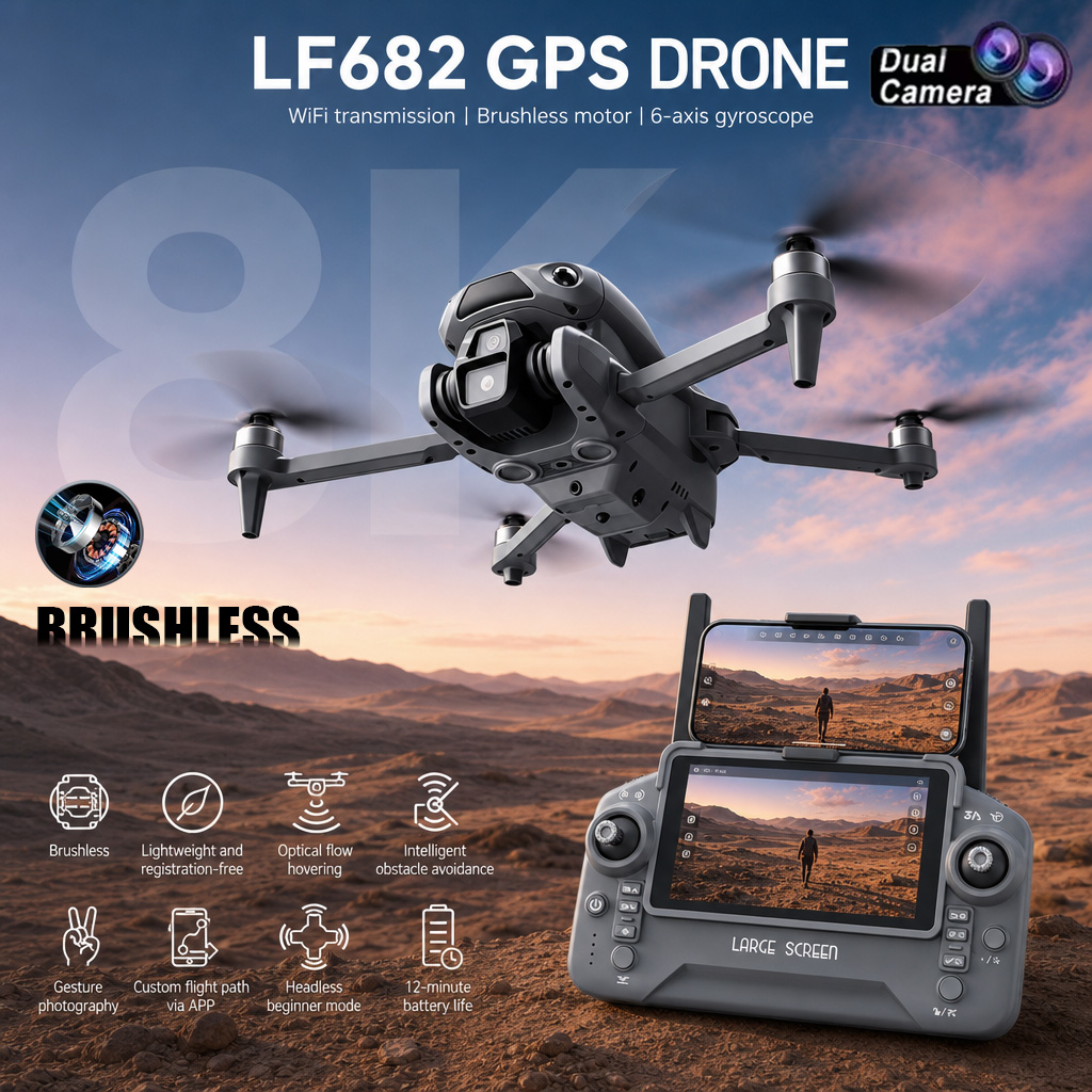 Drone Vera Rc - New LF682 Drone 8K Dual Camera