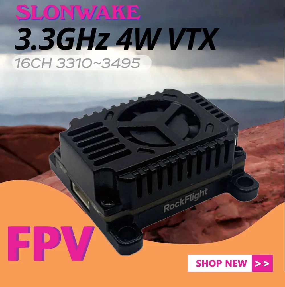 SLONWAKE FPV 3.3G 16CH 4000mW  - Drone Rc Remote Control recension och pris