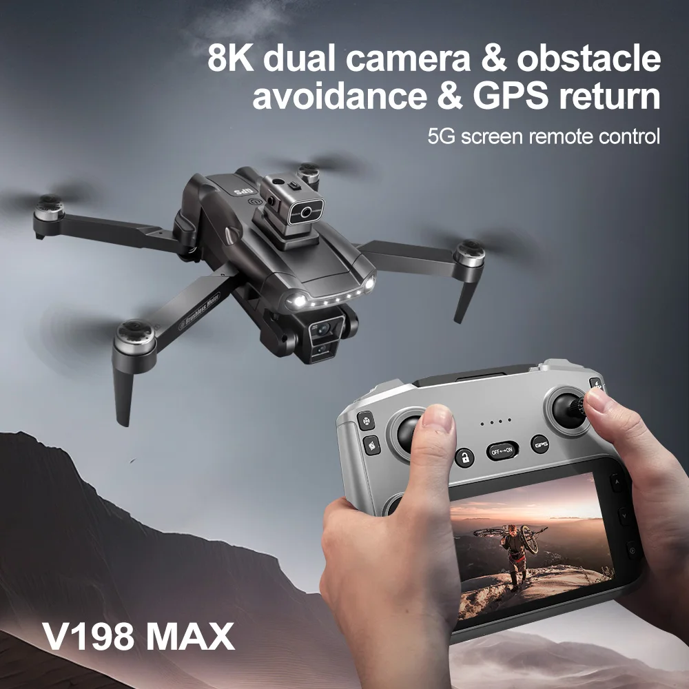 Original V198MAX Foldable Quad - Drone Ls Rc recension och pris