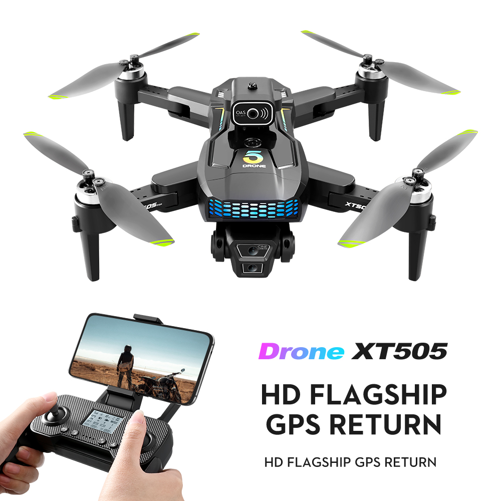 XT505 RC Drone 4K Dual Camera  - Xt505 Rc Drone recension och pris