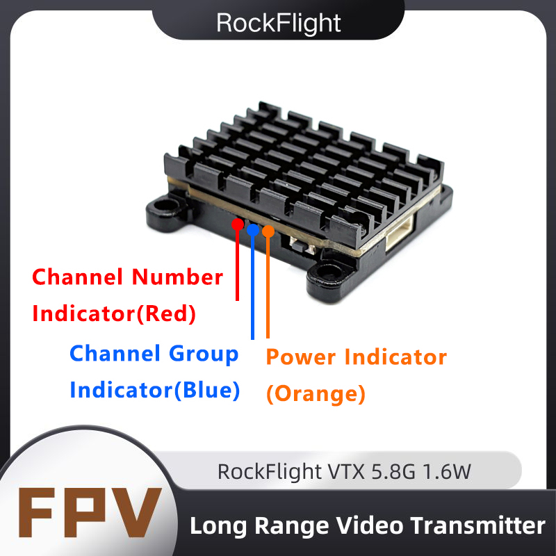 RockFlight TX663 VTX 5.8G 48CH - Drone Rc Remote Control recension och pris