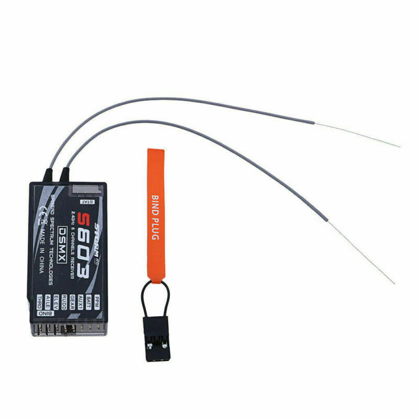 6CH 2.4GHz PPM S603 Receiver w - Drone Rc Aircraft recension och pris