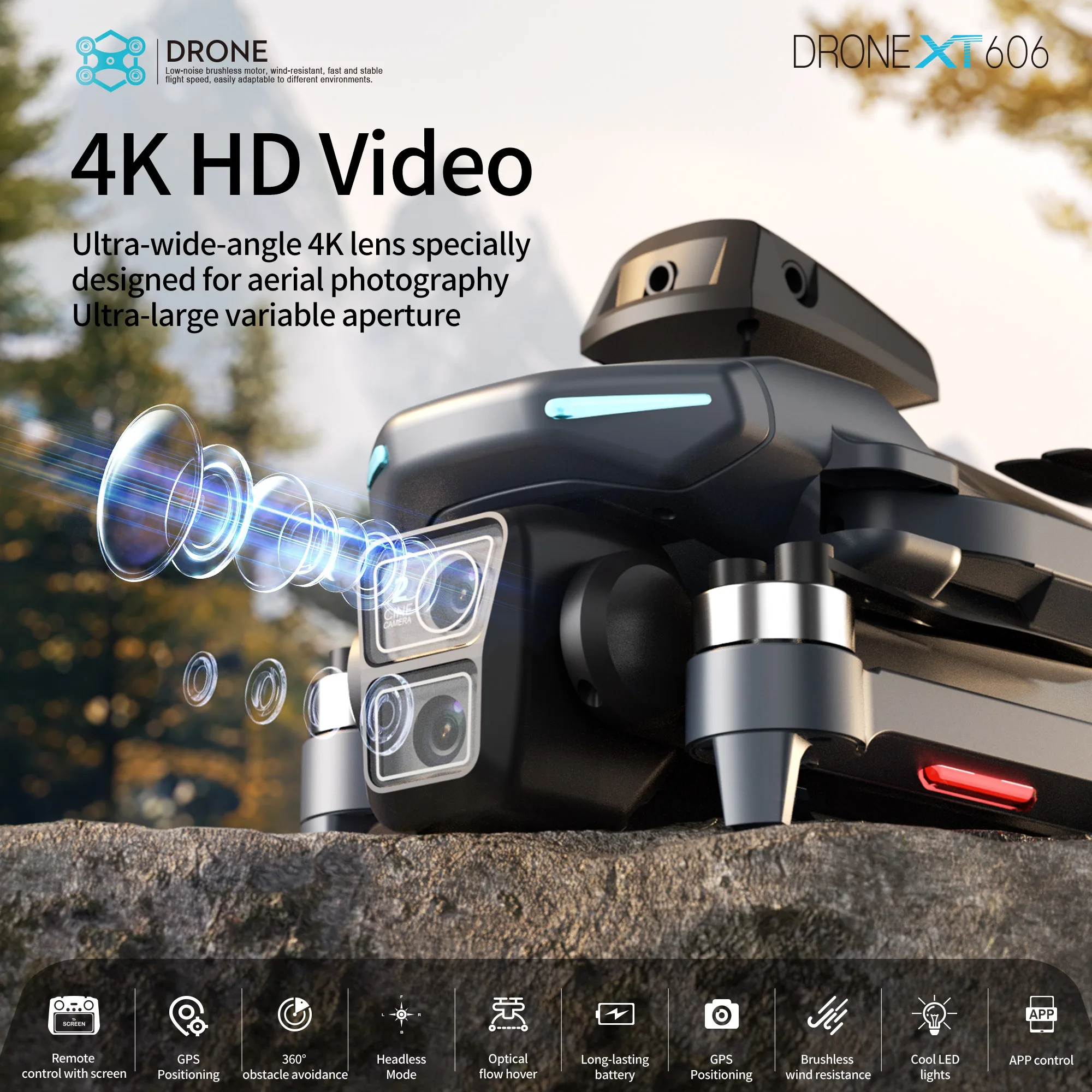 Original XT606 Drone Professio - Drone Ls Rc recension och pris
