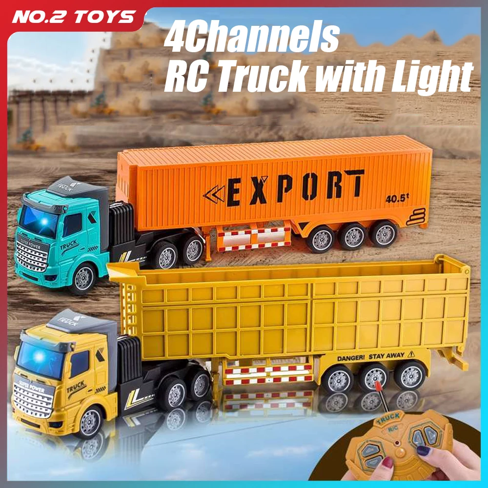 1/48 RC Container Truck Toy Ki - Drone Vera Rc recension och pris