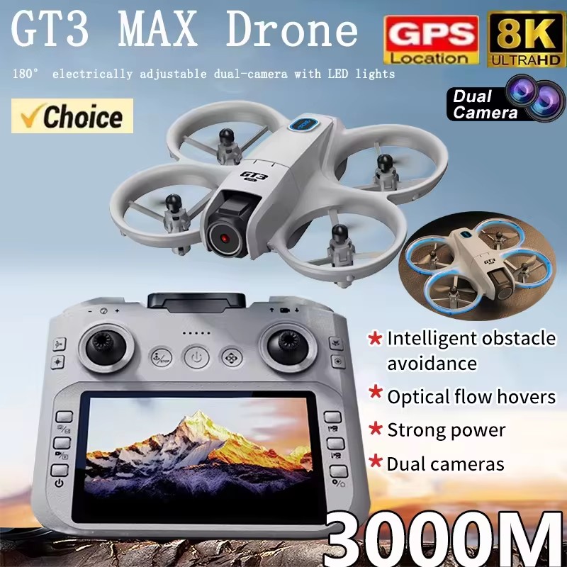 2026 GT3Max HD 8K RC Drone wit - Drone Vera Rc recension och pris