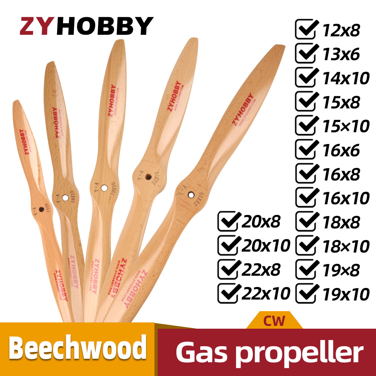 1Pc Wood Wooden Prop CW Propel - Propeller Balancer Tool recension och pris