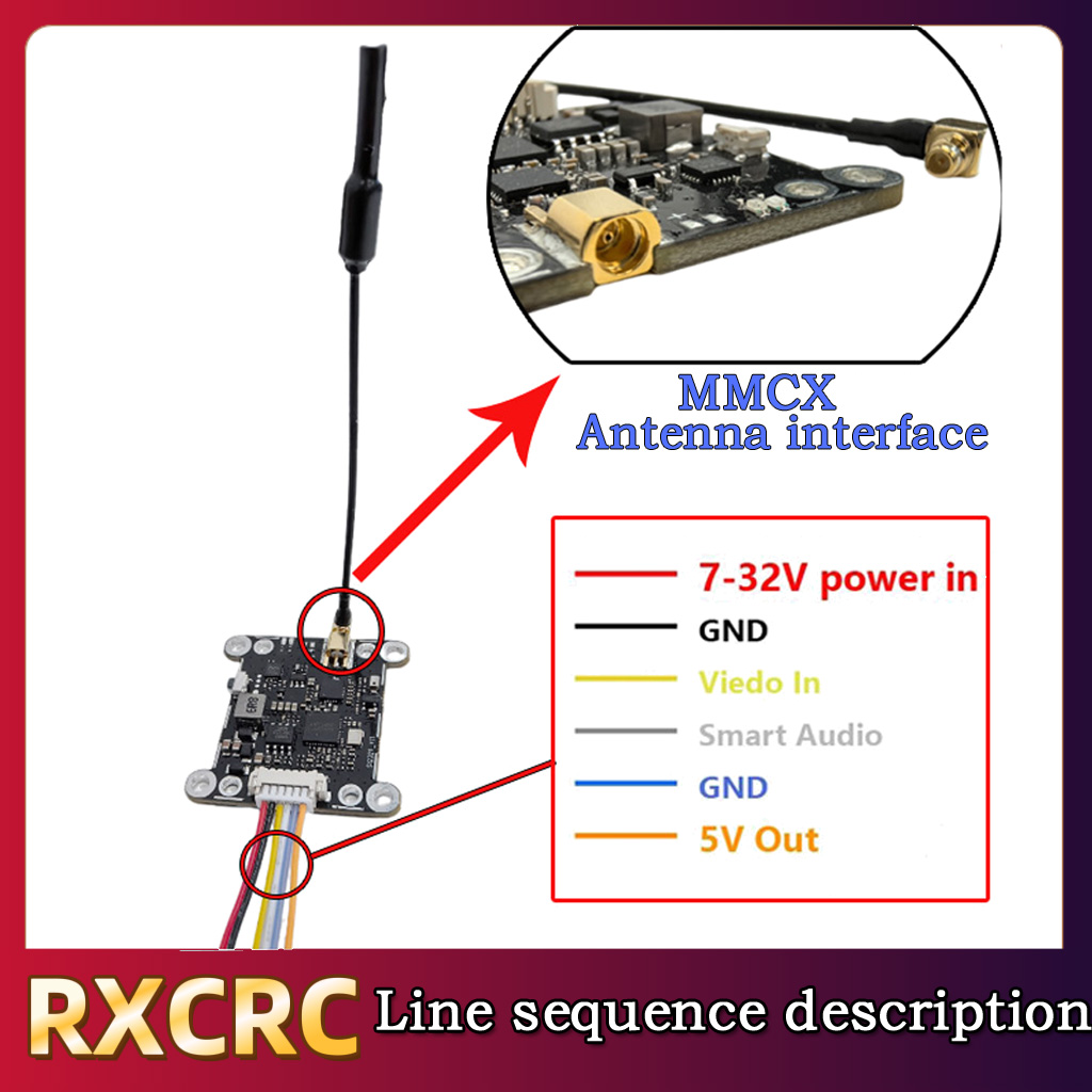 RXCRC 5.8G Module 48CH 1.6W VT - Drone Rc Remote Control recension och pris