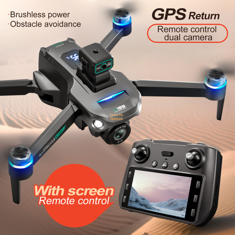 8K Dual Camera 5G WIFI FPV Rem - Drone Rc Gps recension och pris