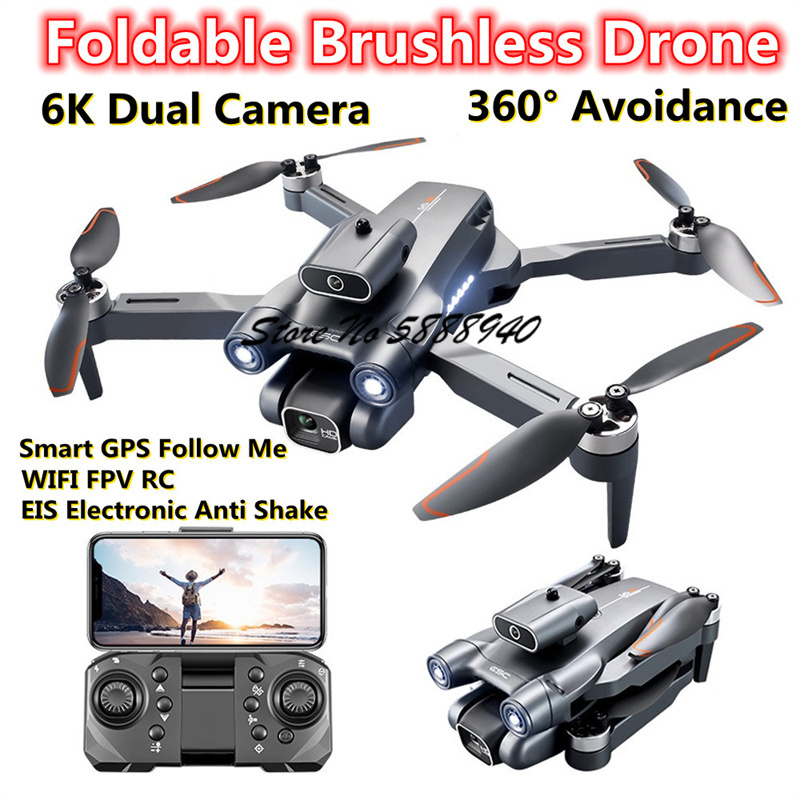 6K Optical Flow Brushless Fold - Drone S1S Rc Quadcopter recension och pris