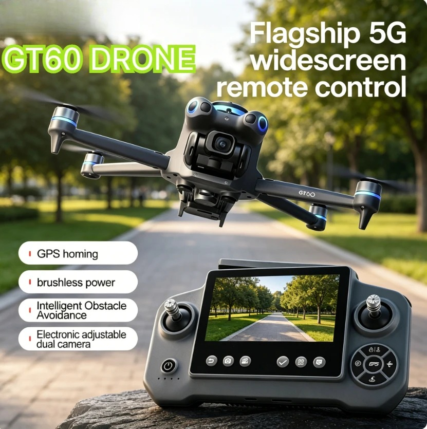 Original GT60 GPS Foldable RC  - Drone Ls Rc recension och pris