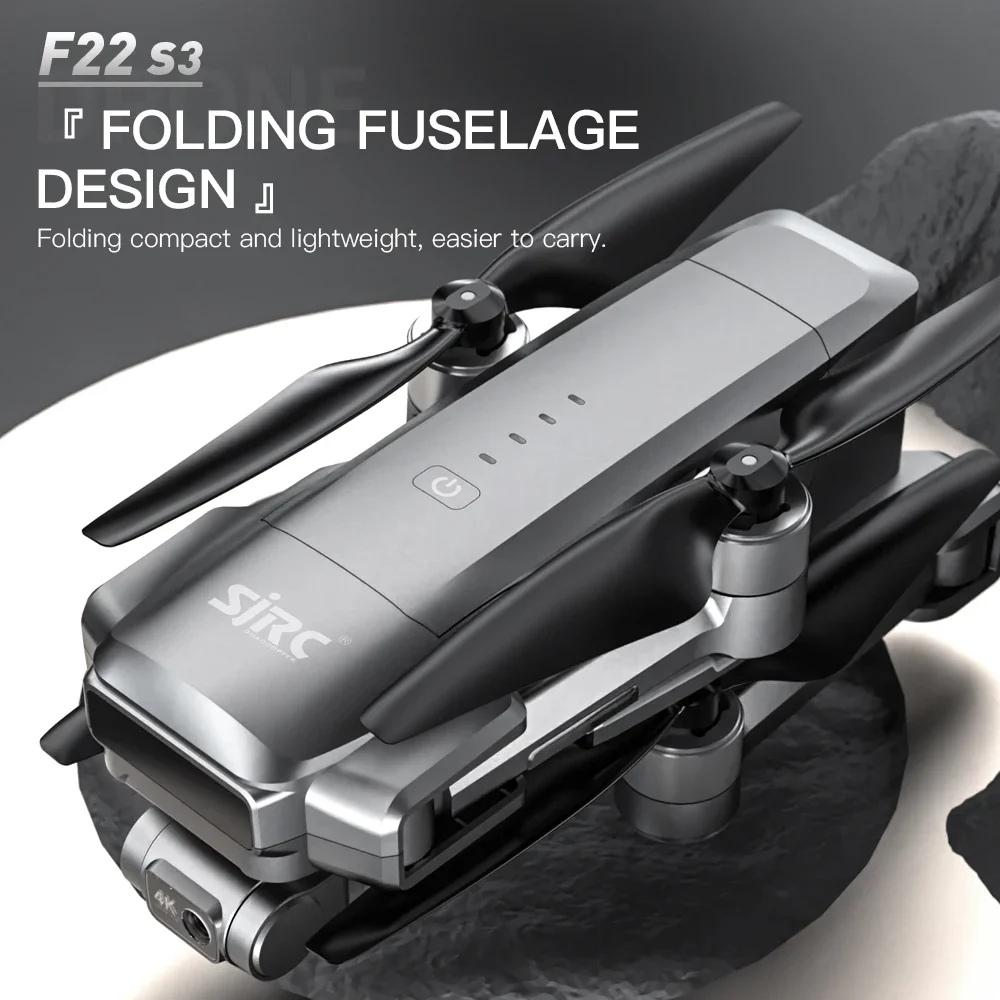 SJRC F22 S3 pro Foldable RC Qu - Drone Vera Rc recension och pris