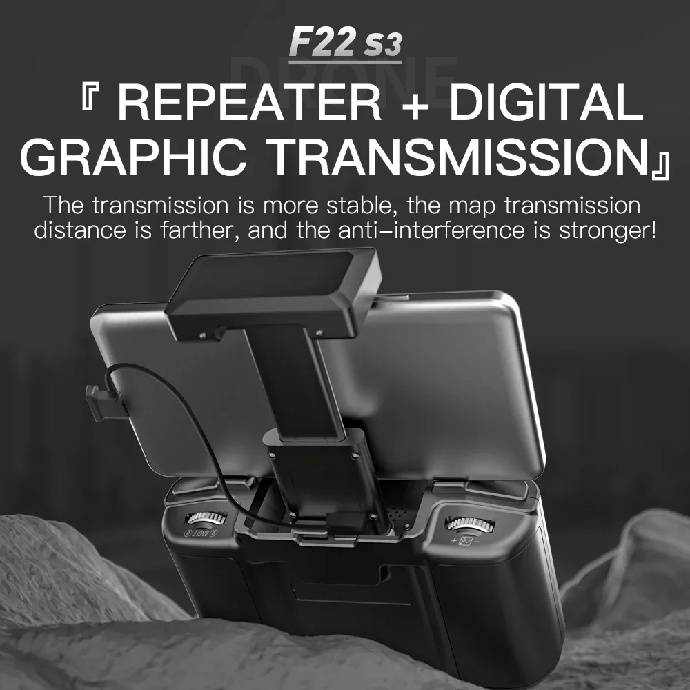 SJRC F22 S3 pro Foldable RC Qu - Drone Vera Rc recension och pris