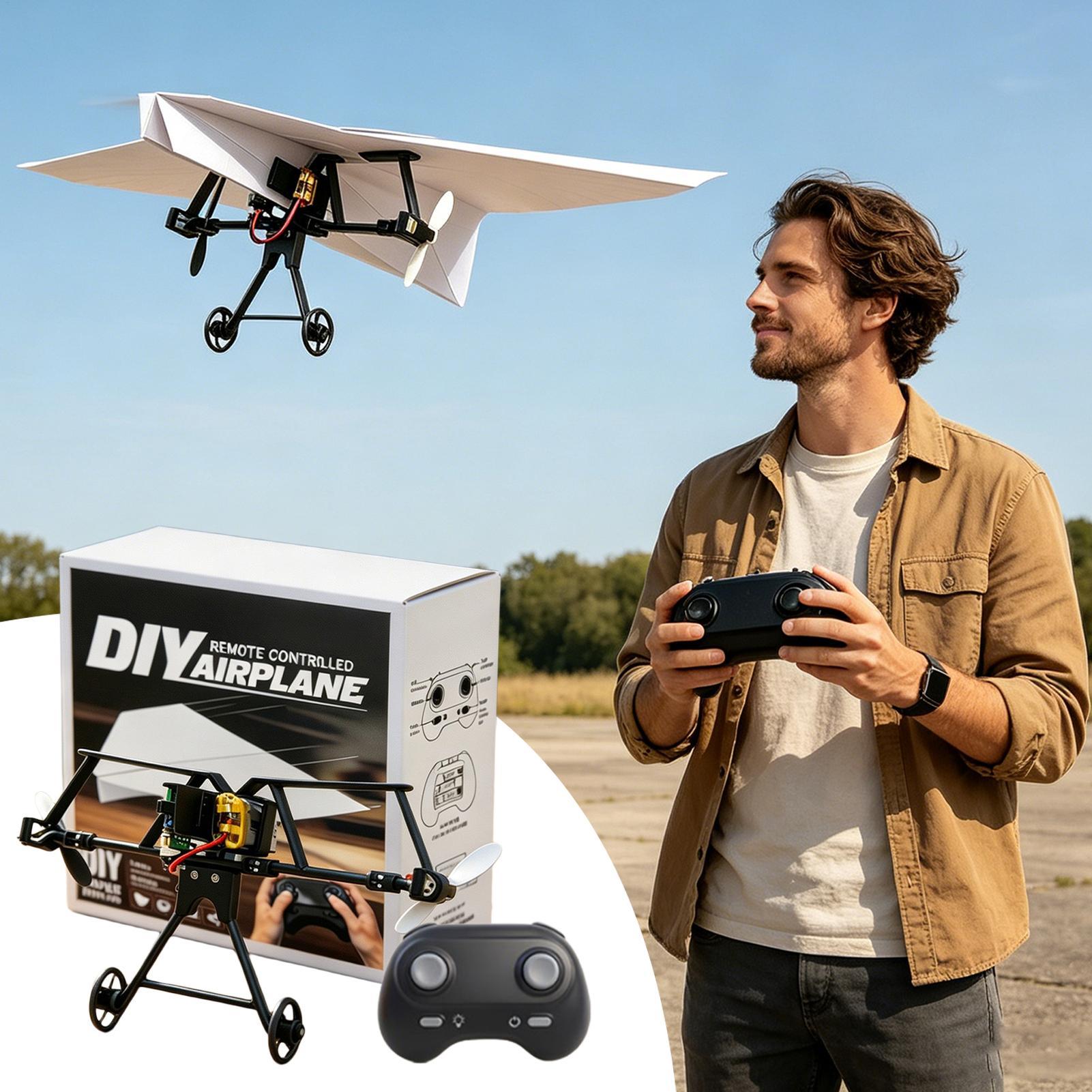 DIY RC Paper Airplane Kit Plan - Drone Rc Aircraft recension och pris
