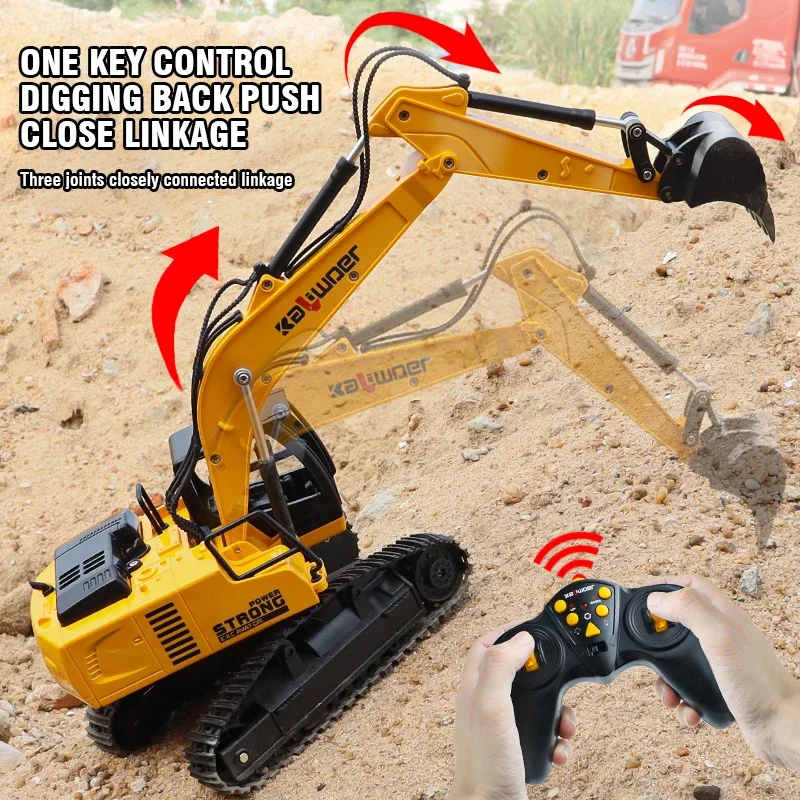 Huina Rc Excavator 1/24 9Ch Re - Drone Vera Rc recension och pris