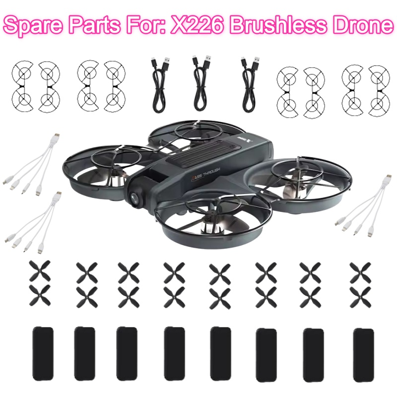 X226 Brushless RC Drone Remote - Drone Rc X226 recension och pris