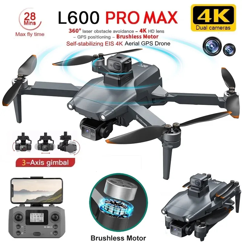 L600 PRO MAX GPS Drone Profess - Drone Rc Gps recension och pris