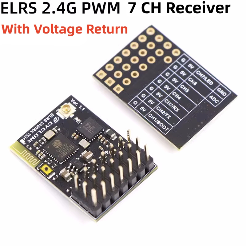 ELRS 2.4G PWM 7CH 6CH CRSF Rec - Drone Rc Aircraft recension och pris