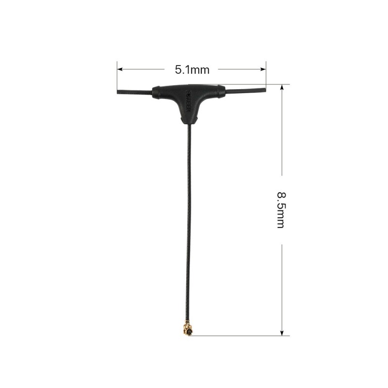 2.4G 915MHz Micro T-Type Anten - Crossfire Receiver Rx recension och pris
