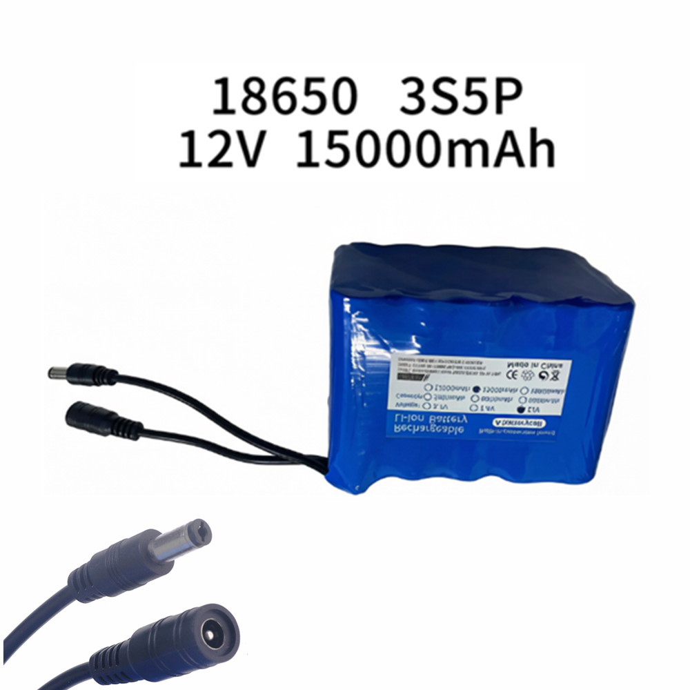 Fishing Battery 12v 3S5P 15Ah  - Lipo Battery Charger recension och pris