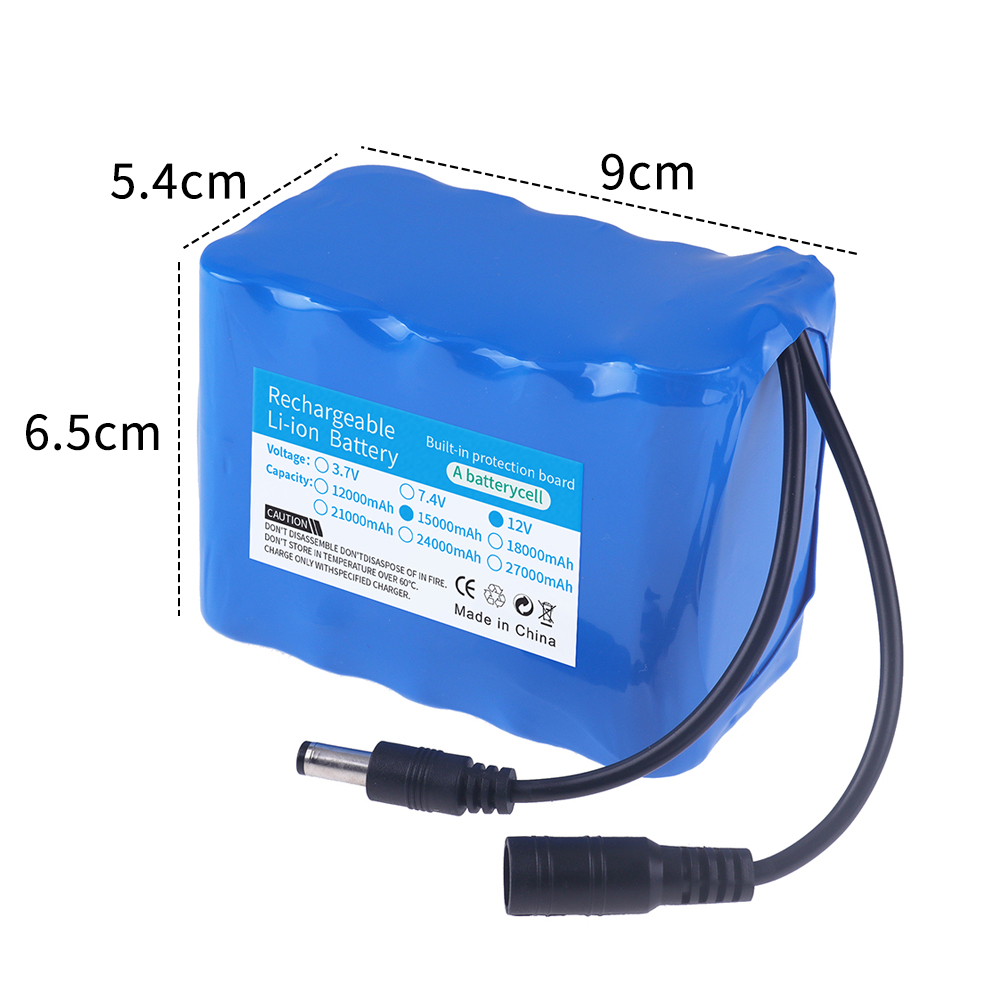Fishing Battery 12v 3S5P 15Ah  - Lipo Battery Charger recension och pris