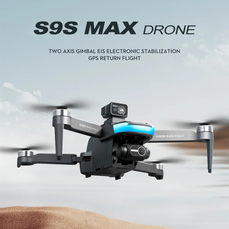 S9S MAX Brushless RC Drone Qua - Drone Ls Rc recension och pris