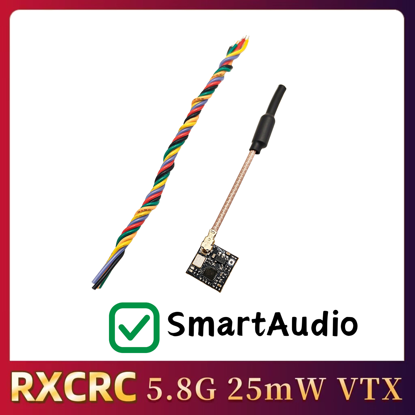 RXCRC 5.8GHz 48CH FPV 25mW Ana - Drone Rc Remote Control recension och pris