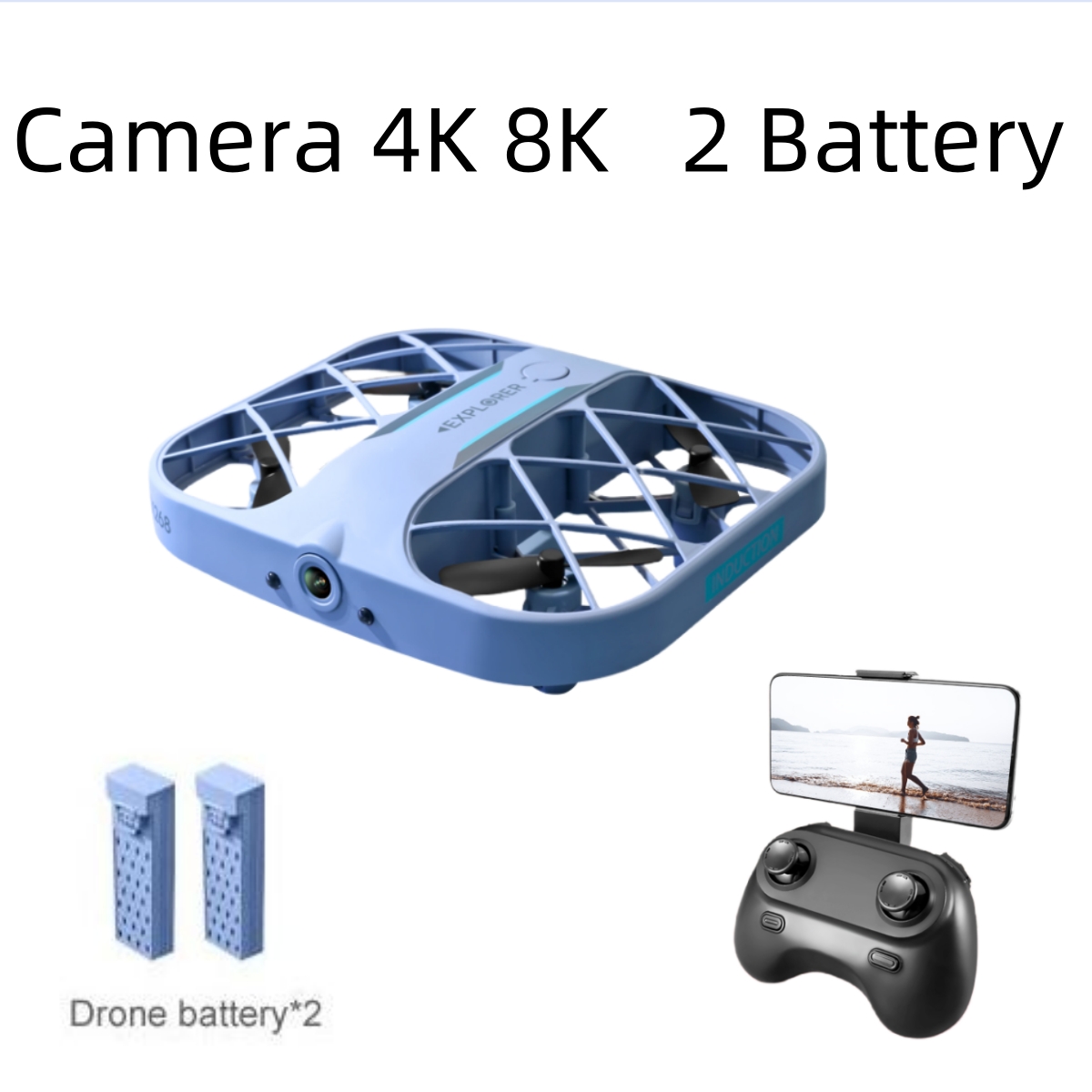 JJRC H107 FPV RC Drone with 2  - Drone Rc App recension och pris