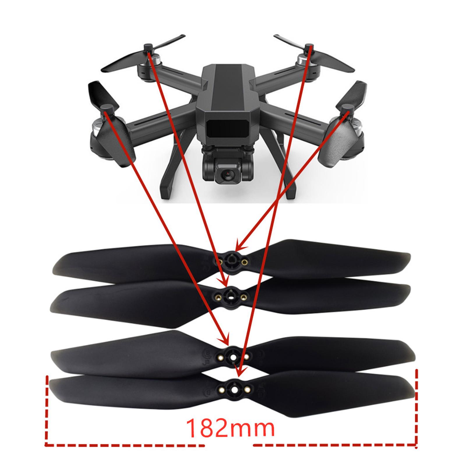 Black Plastic Propeller Prop R - Drone Mjx Rc recension och pris